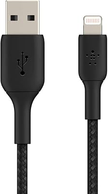 Balkin iPhone cable (3 meters) USB braided to Lightning - Black.. Experience the DIAYTAR difference with our vast product selection and delivery within 5-8 days.