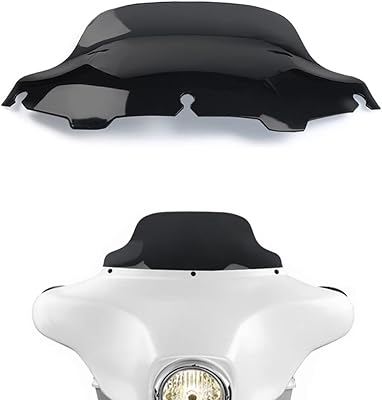 Winmoto Black 8-inch black corrugated windshield compatible with Harley Davidson Street Glide Electra Glide Ultra Classic Touring FLHTC FLHX Tri Glide 1996-2013 (shade).. Shop with confidence on DIAYTAR Nigeria — quality products and timely delivery.