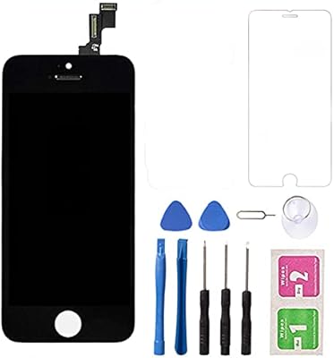 Compatible with replacing the LCD touch screen scanning of the iPhone 5C with touch screen with frame (repair kit with tempered glass).. Shop with ease at DIAYTAR NIGERIA and enjoy our extensive product range delivered at affordable rates.