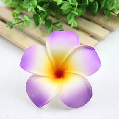 10 pieces of artificial frangipanier flowers in 9 cm Hawaiian plumeria foam for wedding festival decoration - (Color: purple).. Experience hassle-free shopping with DIAYTAR NIGERIA's user-friendly platform and prompt delivery service.