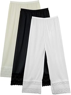 Set of 3 soft SLIPS full length 100 % silk, large lace with elastic waist for women.. Join the movement — fast, affordable shopping only at DIAYTAR Nigeria.