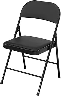 Dubkart folding chairs with padded seats, improved folding office chairs, best choice for the house, the desk, the dining table, the exterior, the peach (black).. DIAYTAR NIGERIA: Empowering Nigerians with access to affordable products and reliable 5-8 day delivery.