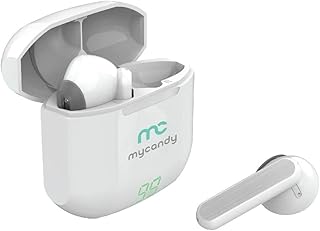 My Candy Tws 175 compact wireless headphones with digital battery level display (white).. DIAYTAR NIGERIA makes online shopping accessible with our comprehensive platform and prompt delivery service.