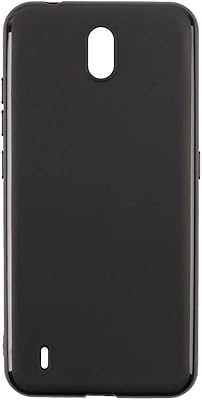 For Nokia C2 Rear Silicone Silicone Hull and Mat TPU for Nokia C2 Noir.. The future of Nigerian shopping is here — DIAYTAR Nigeria.