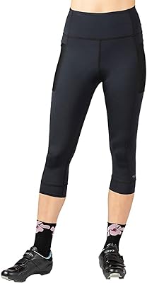 Terry Holster Prima Capri - padded cycling stockings for women, compression and evacuation of humidity for comfort all day.. DIAYTAR NIGERIA: Putting quality products within reach of every Nigerian through our affordable marketplace.