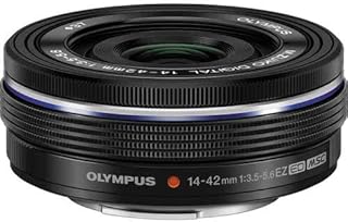 Interchangeable objective Olympus M.zuiko 14-42mm F3.5-5.6 EZ for digital camera Olympus/Panasonic micro 4/3 (black).. DIAYTAR NIGERIA: Where every shopping need is met with affordable prices and reliable 5-8 day delivery.