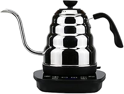 Fast intelligent electric kettle baristoretto with temperature control display (silver).. Discover endless possibilities with DIAYTAR NIGERIA's vast e-commerce selection and budget-friendly delivery.