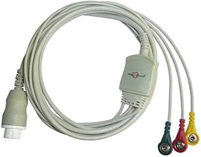 3 -pin ECG cable compatible with HP 12 / Mindray / Braundove / Philips Snap Type.. DIAYTAR Nigeria — the online store where variety meets value.