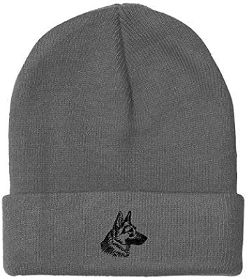 Haps for men head of German shepherd black embroidery dogs cap acrylic skull.. DIAYTAR NIGERIA delivers happiness in 5-8 days with our affordable and diverse product range.