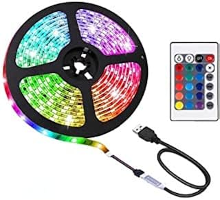 LED LED LED strip Waterproof 5050 with USB remote control 16 changing colors for decoration.. No hassle, just shopping — DIAYTAR Nigeria delivers in under 8 days.