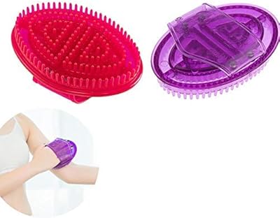Meridian massage brush, anti-cellulite massage set for arms, legs, thighs, buttocks, scalp body, leg and feet (2 pieces).. Enjoy effortless shopping and speedy delivery with DIAYTAR Nigeria.