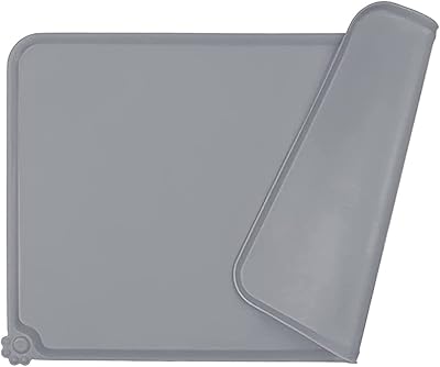 Beauenty bowl carpet for dog and cat for food and water - food carpets for waterproof and non -slip pet in washable silicone for puppy, prevents dumping of food and animal water on the floor 19 "x 12" (gray).. Discover endless shopping possibilities at DIAYTAR NIGERIA, with budget-friendly prices and reliable delivery.