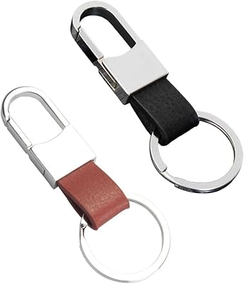 Zinc alloy keychain Key car carrier in robust leather for men and women.. DIAYTAR NIGERIA connects your desires with reality through our affordable e-commerce platform and quick delivery.