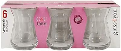 Set of Pasabas G4u Erem 132cc tea cups, transparent, 42451.. Shop smarter, not harder with DIAYTAR NIGERIA - thousands of products at your fingertips with affordable delivery.
