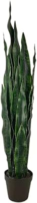 39 "Artificial snake plant of false green color, artificial plants perfect for the decoration of the house, the garden, the office and the store.. DIAYTAR NIGERIA brings the joy of affordable shopping to your fingertips with delivery in less than 8 days.