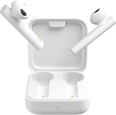Xiaomi Mi 2 Basic wireless intra-ear headphones, 20-hour battery with loading case, double microphone antibruity, high quality composite pilots, 14.2 mm, Bluetooth 5.0, USB C, Twsej08WM, White.. Big savings, small wait times — shop now at DIAYTAR Nigeria.