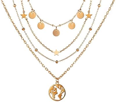 Elegant pendant necklace for women and girls from Jubella - gold (ybnk_5820), medium, metal, without precious stones.. DIAYTAR NIGERIA: Your trusted e-commerce partner with extensive product choices and affordable delivery.