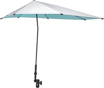 Adjustable beach parasol Prospo upf 50+ with universal clip, chair umbrella, wheelchair, golf cart, baby stroller, bed, terrace.. DIAYTAR NIGERIA: Transforming online retail with affordable prices and consistent 5-8 day nationwide delivery.