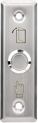 Roebuck door control button switch Roebuck door input vertical steel in stainless steel output DC12V no/com for access control and electronic locks.. Shop the future with DIAYTAR NIGERIA - thousands of products, unbeatable prices, delivery within a week.