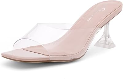 Flat shoes with open and end -to -off for women, in perspex vamp clear, transparent.. Your trusted shopping companion, DIAYTAR NIGERIA delivers affordable solutions in just 5-8 days.