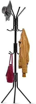 Metal coat carrier in metal foot Vio 11 hooks for jackets Start and scheming holder.. DIAYTAR NIGERIA makes quality accessible with our diverse product range and dependable delivery service.