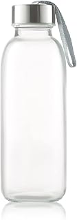 Glass water bottle | Water bottle, children's water bottle | Dubai bottle case, borosilicate glass bottle. bottle with lid (1 package).. DIAYTAR NIGERIA: Connecting Nigerians with affordable products through our expansive e-commerce platform.