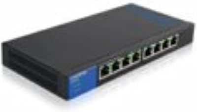 Switch Poe Professional Linksys with 8 Gigabit office ports - LGS108p.. Shop smarter with DIAYTAR NIGERIA's comprehensive catalog and budget-friendly 5-8 day delivery.