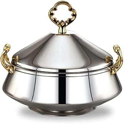 Marmite Blackstone in stainless steel with hand -designed handles, perfect for your dining table, isolated pot - Salma (2500 ml).. DIAYTAR NIGERIA brings the marketplace to your home with budget-friendly prices and nationwide delivery.