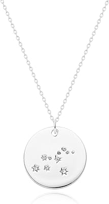 MEFICO Elegant Collar 12th Constellation, DISC of the 14 -carat gold zodiac, simple pendant for women.. Affordable online shopping is just a click away with DIAYTAR Nigeria.
