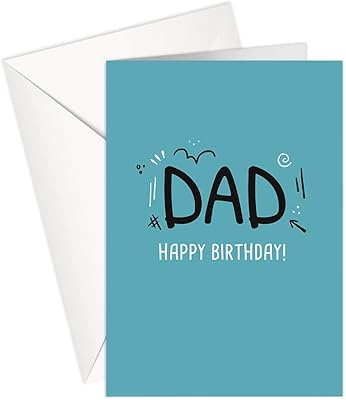 Greeting card - Happy Birthday | Happy Birthday | Father | 98 | Share love (standard A5).. Shop electronics, clothes, and everything in between on DIAYTAR Nigeria.
