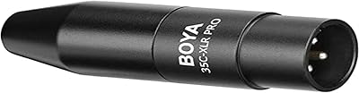 Mini Jack Boya female adapter to 3.5 mm male (TRS) for microphone with integrated ghost supply adapter (35C-XLR Pro).. Shop with intention at DIAYTAR NIGERIA, offering thousands of products at budget-friendly prices.