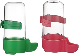 Automatic Distributors of Food and Water for Jenny Birds, 2 Pieces, for Water Eases and Cage for Parrots.. DIAYTAR NIGERIA: Your gateway to affordable products delivered reliably across Nigeria.
