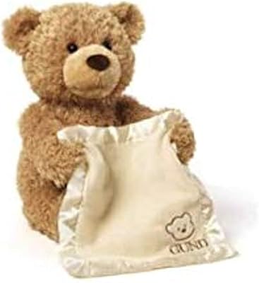 Cute teddy bear for children playing hide and seek and birthday gift, 30 cm - teddy bear that makes music.. Your digital shopping destination, DIAYTAR NIGERIA combines variety with affordability and quick delivery.