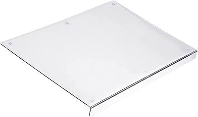 Transparent acrylic cutting board - Comptoir cutting board - Vegetable protector for kitchen counter.. DIAYTAR NIGERIA: Where smart shoppers find everything they need at prices they can afford.