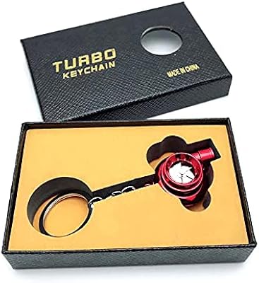 Turbo keychain in innovative metal, high quality light LED, Turbo car keychain pendant in a box-Red.. DIAYTAR NIGERIA: Bringing affordable shopping solutions with a diverse product catalog delivered nationwide.