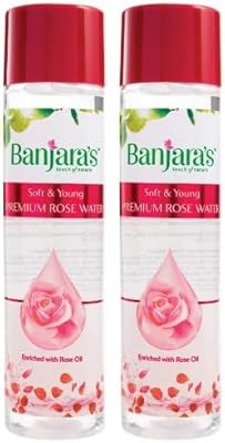 Banjara rose water, pink, 120 ml x 2 (package of 2).. DIAYTAR NIGERIA brings the marketplace home to you with affordable prices and delivery in 5-8 days.