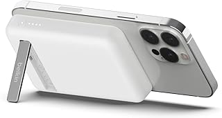 LEAP Magnetic Wireless Charger Belkin 5000 MAH, Power Bank Compatible with the Magsafe series for iPhone 13/14/12/14 with USB C and Support Port - White.. Explore fashion, tech, home goods, and more on DIAYTAR Nigeria — always affordable, always fast.