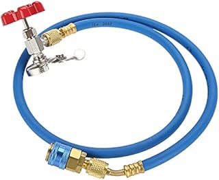 Car refrigerant recharge hose, R134A for car air conditioning, gas filling pipe adapted to use with small containers of R502 R-12 and R-22... DIAYTAR NIGERIA brings the marketplace to every Nigerian home with affordable prices and quick delivery.