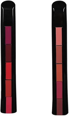 Mat cosmetic lipstick 5 in 1 (pack of 2).. DIAYTAR NIGERIA brings satisfaction with every purchase through affordable prices and prompt shipping.