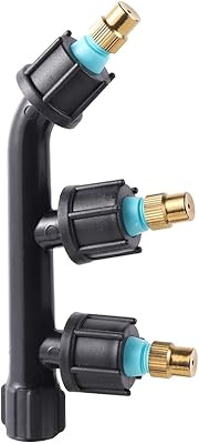 Agricultural brass spray nozzle, single/double/three heads, insecticide garden irrigation insecticide (color: wireless, size: three).. DIAYTAR NIGERIA: Your partner in affordable online retail with reliable shipping across Nigeria.