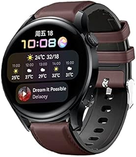 Dado silicone leather bracelet Compatible with Huawei Watch 3 46 mm and Huawei Watch 3 Pro 48 mm, quick clearance bracelet.. DIAYTAR NIGERIA delivers on every promise with our affordable prices and nationwide delivery service.