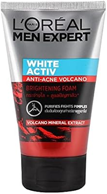Expert White Active Total Skin Renew Volcano Red Foam Men of L'Oréal Paris - Red foam 100 ml.. Tired of overpriced goods and slow delivery? DIAYTAR Nigeria brings affordability and speed together with a wide selection of products.