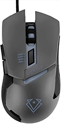 Verux Dominator game mouse | Reactive game mouse [2 year warranty] | optical sensor up to 3200 dpi | Independence rate up to 1000 Hz | 8G acceleration | 5 programmable buttons - Gray.. Experience budget-friendly shopping at DIAYTAR NIGERIA, Nigeria's premier online marketplace with quick delivery.