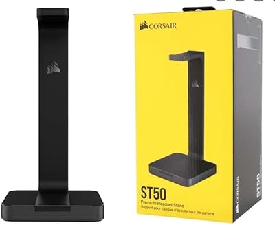 Support for Corsair ST50 Premium helmet - Anodized aluminum body, non -slip rubber base, black.. Your digital shopping companion, DIAYTAR NIGERIA offers exceptional value with delivery in less than 8 days.