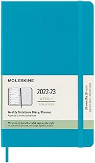 Moleskine 2023 weekly notebook, 18 cm, large, blue manganese, rigid cover (5 x 8.25).. Everything you need is just a click away with DIAYTAR Nigeria — shop now and receive your order in days.