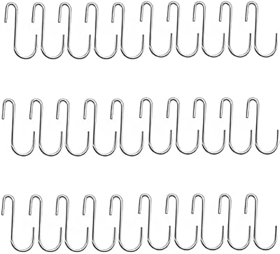 Robust beauty in the shape of stainless steel hooks to hang bathroom kitchen utensils storage hooks utensils clothes with clothes towels plants tables 30pcs 30pcs.. DIAYTAR NIGERIA combines extensive product options with budget-friendly prices, delivered in 5-8 days.