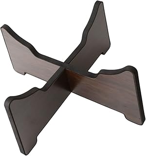 Fagilia, wooden and steel tongue drum support, foldable steel for battery and percussion instruments, size 8/10 inches, brown.. DIAYTAR NIGERIA: Where quality meets accessibility with affordable prices and prompt shipping.