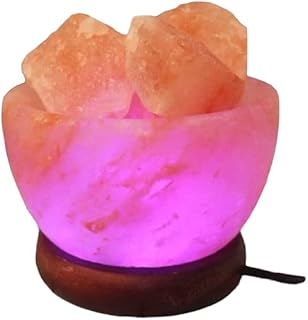 Bowl of salt lamp of the Himalayas 4SU traders with pieces of natural crystal, blackout and base in classic wooden wooden wood from Pakistan... Nigeria's most loved e-commerce platform delivers affordable shopping solutions to your doorstep.