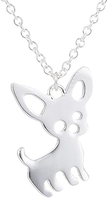 Mixia cute chihuahua pendant necklaces for women jewelry animal gift puppy necklace necklace necklace.. DIAYTAR NIGERIA: Where affordability and variety meet with convenient delivery within 8 days.