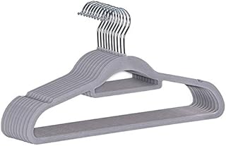 Red Dot Gift® Non -slip Gray velvet hanger with rotary hook.. DIAYTAR NIGERIA delivers value, variety, and convenience with our nationwide 5-8 day shipping.